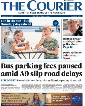 Cover of The Courier & Advertiser (Perth and Perthshire Edition)