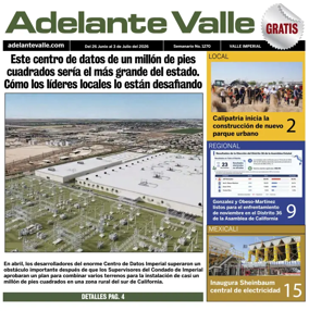 Cover of Adelante Valle