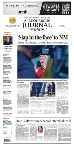 Cover of Albuquerque Journal
