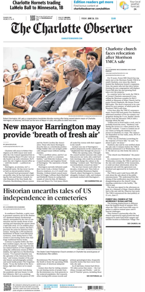 Cover of The Charlotte Observer