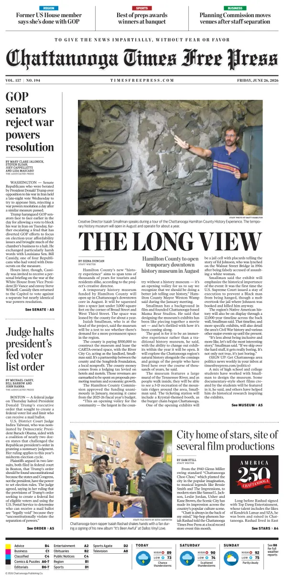 Cover of Chattanooga Times Free Press
