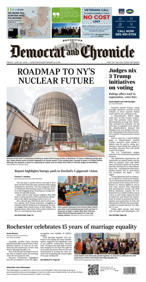 Cover of Democrat and Chronicle