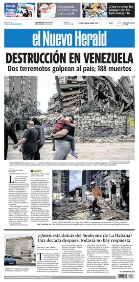 Cover of El Nuevo Herald
