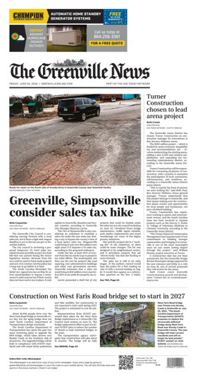 Cover of The Greenville News