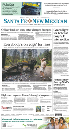 Cover of Santa Fe New Mexican