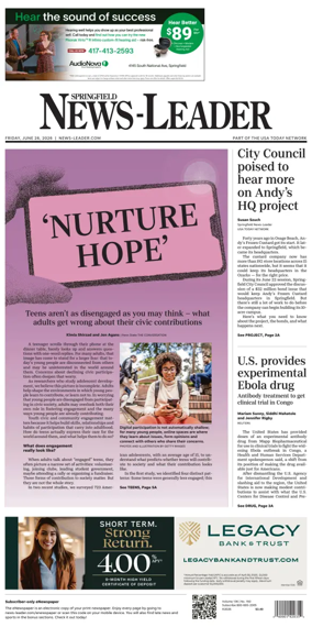 Cover of Springfield News-Leader