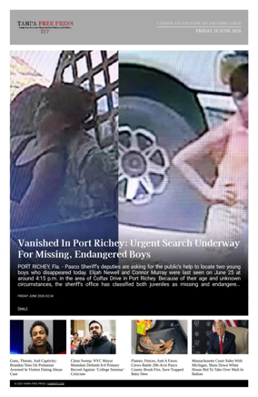 Cover of Tampa Free Press
