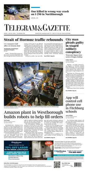 Cover of Telegram & Gazette