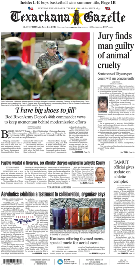 Cover of Texarkana Gazette