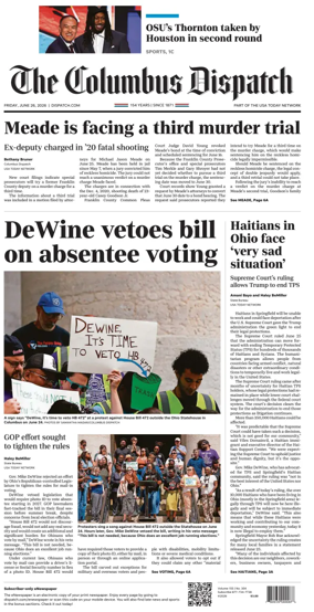 Cover of The Columbus Dispatch