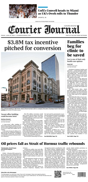 Cover of The Courier-Journal (Louisville)