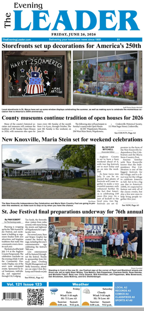 Cover of The Evening Leader