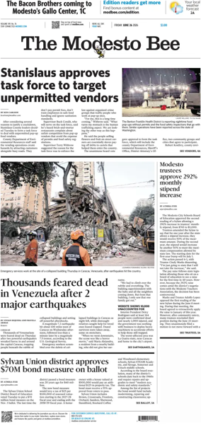Cover of The Modesto Bee