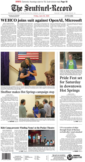 Cover of The Sentinel-Record