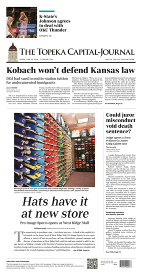 Cover of The Topeka Capital-Journal