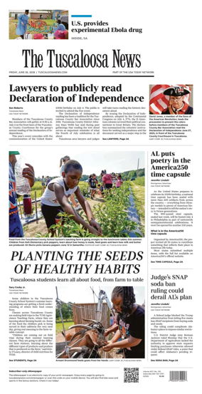 Cover of The Tuscaloosa News