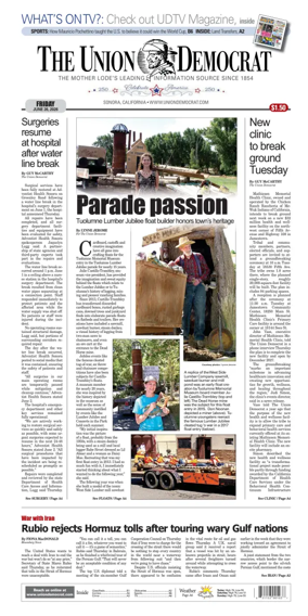 Cover of The Union Democrat