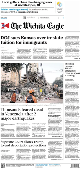 Cover of The Wichita Eagle