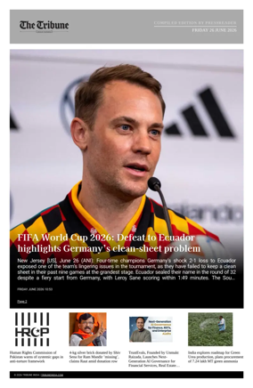 Cover of Tribune India - Compiled Edition