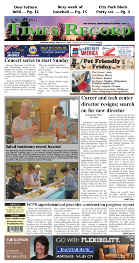 Cover of Valley City Times-Record