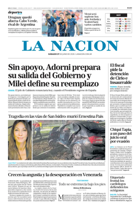 Cover of La Nacion