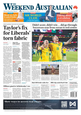 Cover of The Australian