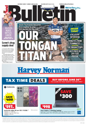 Cover of Townsville Bulletin