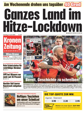 Cover of Kronen Zeitung