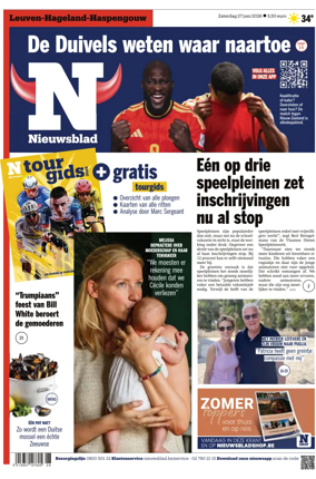 Cover of Het Nieuwsblad