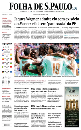 Cover of Folha de S.Paulo