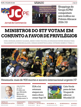 Cover of Jornal do Commercio