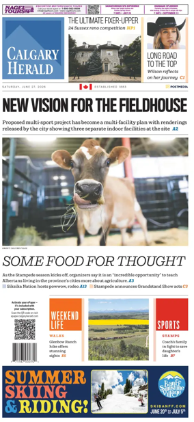 Cover of Calgary Herald