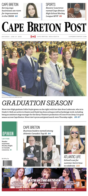 Cover of Cape Breton Post