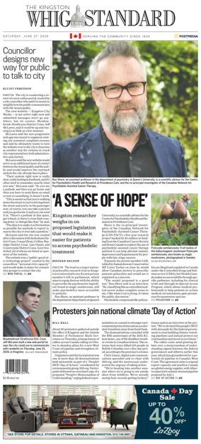 Cover of Kingston Whig-Standard