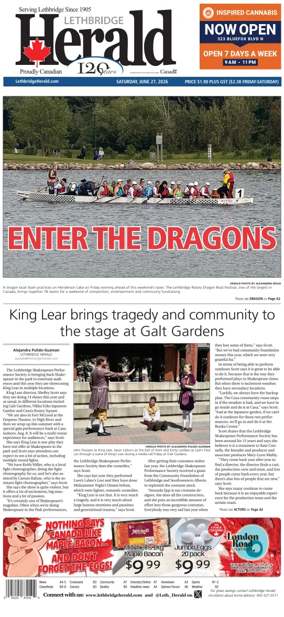 Cover of Lethbridge Herald
