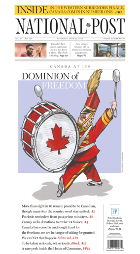 Cover of National Post - (National Edition)