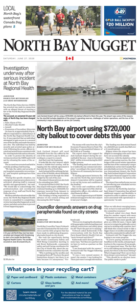 Cover of North Bay Nugget