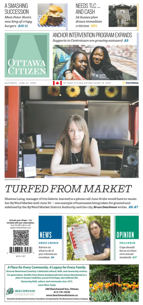 Cover of Ottawa Citizen