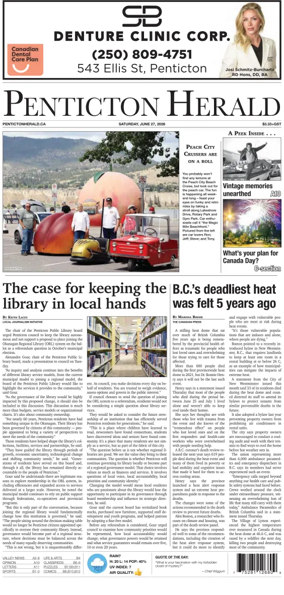 Cover of Penticton Herald