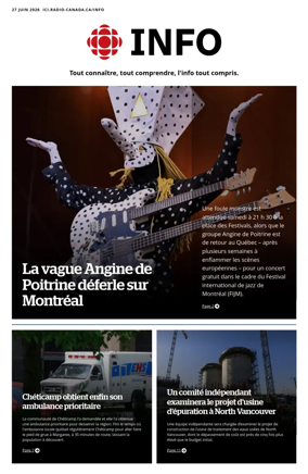 Cover of Radio-Canada Info