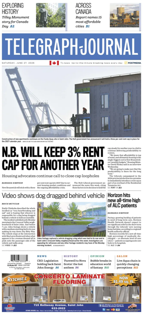 Cover of Telegraph-Journal