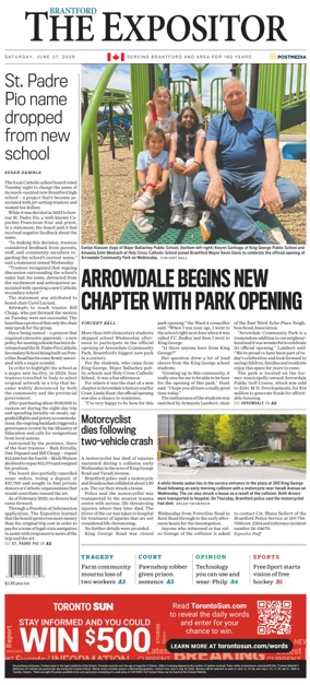 Cover of The Expositor (Brantford)