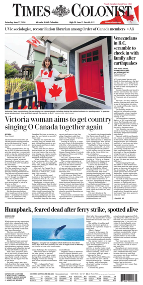 Cover of Times Colonist