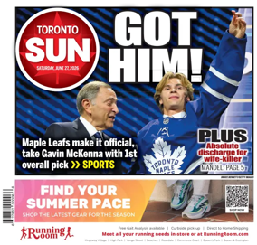 Cover of Toronto Sun