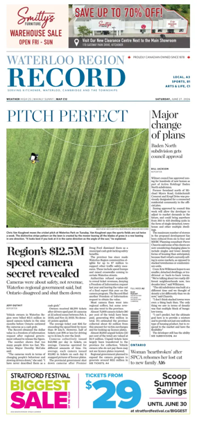 Cover of Waterloo Region Record