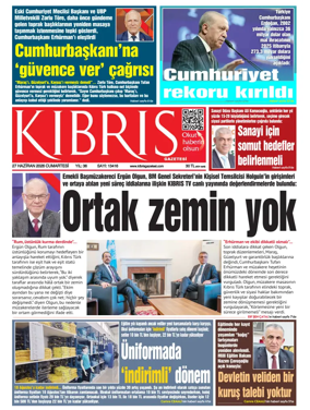 Cover of Kibris Gazetesi