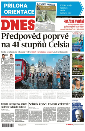 Cover of MF DNES