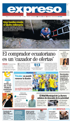 Cover of Diario Expreso