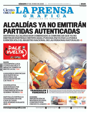 Cover of La Prensa Grafica