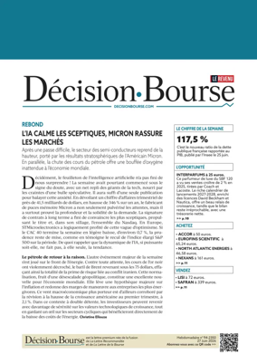 Cover of Decision Bourse